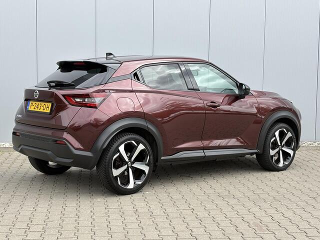 Nissan JUKE 1.0 DIG-T N-Design / Leder-stof bekleding / Airco / Stoelverwarming / Cruise control / Apple Carplay/Android Auto / Navigatie /