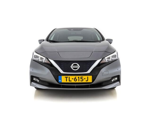 Nissan LEAF Tekna 40 kWh (INCL.BTW) AUT. * VOLLEDER | BOSE-AUDIO | FULL-LED | KEYLESS | SURROUND-VIEW | DAB | BLIND-SPOT | NAVI-FULLMAP | ADAPTIVE-CRUISE | VIRTUAL-COCKPIT | COMFORT-SEATS | 17"ALU*