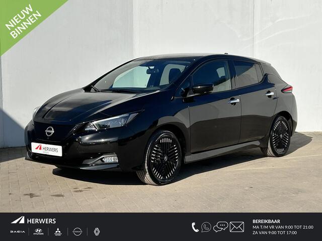 Nissan LEAF e+ N-Connecta 59 kWh / WLTP bereik 396 km / WLTP bereik stad 575 km / SoH Accu 97% / Navigatie / 360° Camera / Stoel- en Stuurverwarming / Apple Carplay Android /
