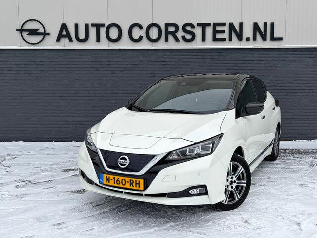 Nissan LEAF e+ Business Executive 62kWh SOH 90% Warmtepomp Trekhaak Leder Navi Ecc Bose®-Hifi Apple Carplay Android Auto Adap.Cruise 360°Camera Stoel+Stuurverwarming Led Two-Tone lak 1e Eigenaar Origineel Nederlandse Auto