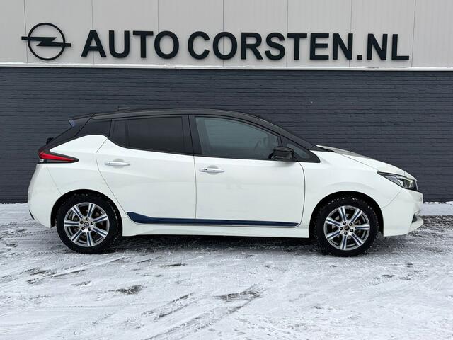 Nissan LEAF e+ Business Executive 62kWh SOH 90% Warmtepomp Trekhaak Leder Navi Ecc Bose®-Hifi Apple Carplay Android Auto Adap.Cruise 360°Camera Stoel+Stuurverwarming Led Two-Tone lak 1e Eigenaar Origineel Nederlandse Auto