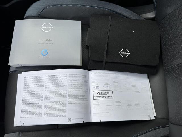 Nissan LEAF e+ Tekna 62 kWh 100% dealer onderhouden / Stoelverwarming Voor & Achter / Adaptieve Cruise Control / Warmtepomp / Bose Audio / Rondzichtcamera / Stuurverwarming / Dodehoekdetectie / Apple Carplay & Android Auto /