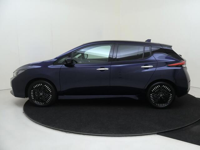 Nissan LEAF N-Connecta 39 kWh | airco automatisch | Apple Carplay/Android | cruise control adaptief | dodehoekdetectie met correctie | lichtmetalen velgen 17" | navigatiesysteem full map | rijstrooksensor met correctie | voorstoelen verwarmd | warmtepomp |