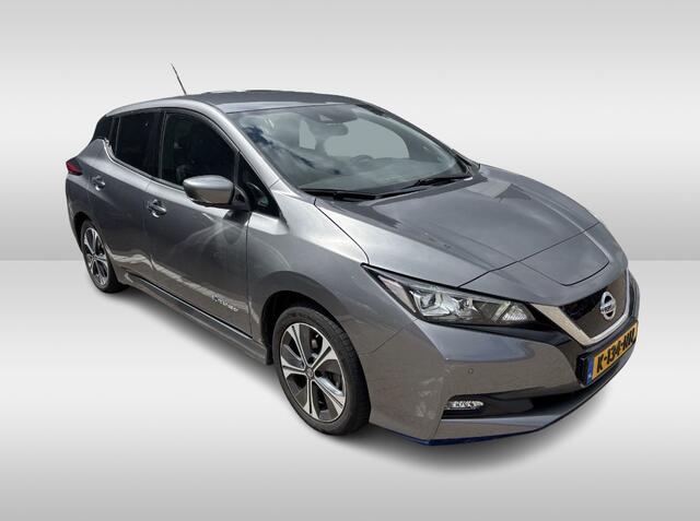 Nissan LEAF e+ Tekna 62 kWh / Trekhaak / 360Camera / Leder / Keyless / 17'' / CarPlay / Dodehoek / DAB / ACC / Stoelverwarming 4x / Warmtepomp