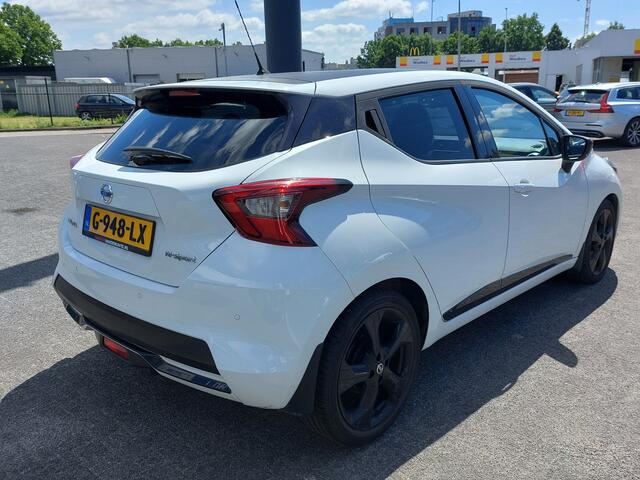 Nissan MICRA 1.0 IG-T 101pk Automaat N-Sport | Origineel NL | Navi | Apple Carplay+Android Auto | Airco | Cruise | Keyless Entry | Stoelverwarming | Pdc+Camera | Privacy Glass | 17''lm | Trekhaak