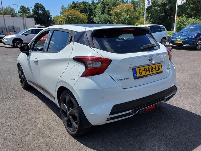 Nissan MICRA 1.0 IG-T 101pk Automaat N-Sport | Origineel NL | Navi | Apple Carplay+Android Auto | Airco | Cruise | Keyless Entry | Stoelverwarming | Pdc+Camera | Privacy Glass | 17''lm | Trekhaak