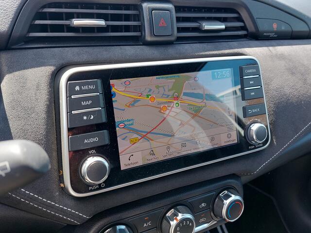 Nissan MICRA 1.0 IG-T 101pk Automaat N-Sport | Origineel NL | Navi | Apple Carplay+Android Auto | Airco | Cruise | Keyless Entry | Stoelverwarming | Pdc+Camera | Privacy Glass | 17''lm | Trekhaak