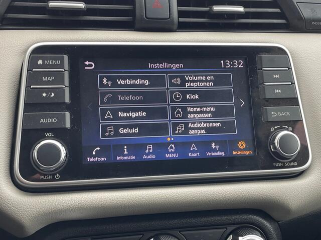 Nissan MICRA 1.0 IG-T N-Tec Navigatie, Airco, Cruise Control, 17"Lm, Achteruitrijcamera, Parkeersensoren achter