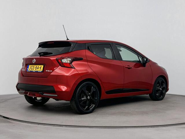 Nissan MICRA 1.0 IG-T N-SPORT | ZWART 17'' LM VELGEN | ALL SEASONS | AIRCO | CRUISE | NAVI | PDC | HALF LEDER/SUEDE | ELEKTRISCH INKLAPBARE SPIEGELS |