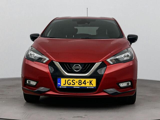 Nissan MICRA 1.0 IG-T N-SPORT | ZWART 17'' LM VELGEN | ALL SEASONS | AIRCO | CRUISE | NAVI | PDC | HALF LEDER/SUEDE | ELEKTRISCH INKLAPBARE SPIEGELS |