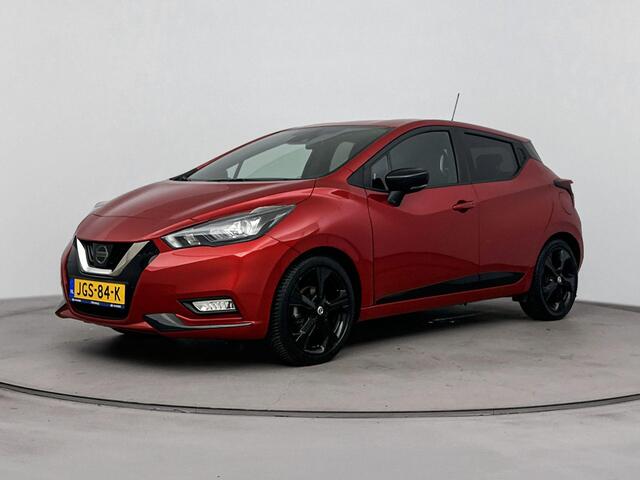 Nissan MICRA 1.0 IG-T N-SPORT | ZWART 17'' LM VELGEN | ALL SEASONS | AIRCO | CRUISE | NAVI | PDC | HALF LEDER/SUEDE | ELEKTRISCH INKLAPBARE SPIEGELS |