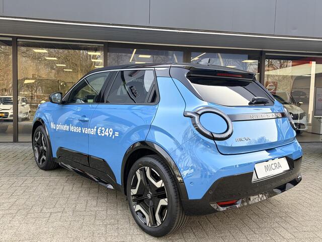 Nissan MICRA EVOLVE 52 kWh | Parkeersensoren voor- en achter | Achteruitrijcamera | Navigatiesysteem | Adaptieve Cruise Control | Apple CarPlay & Android Auto draadloos | Climate Control | Fabrieksgarantie