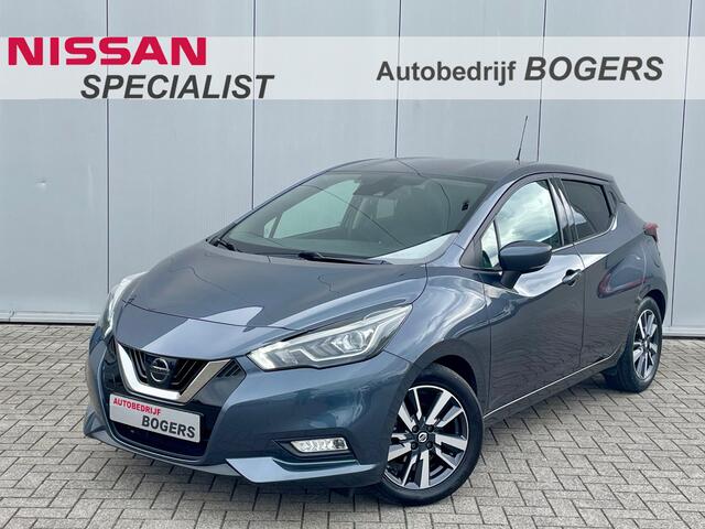 Nissan MICRA 1.0 IG-T Tekna Navigatie, Climate Control, Cruise Control, LED, Bose, 16"Lm, Stoelverwarming,