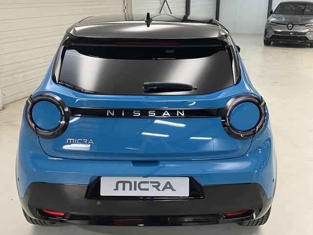 Nissan MICRA ADVANCE 52 kWh / 417 km WLTP / 5 Jaar Fabrieksgarantie / Stuur- en Stoelverwarming /** ¤ 4000,- Voorraadvoordeel **/ Achteruitrijcamera / Adaptieve Cruise Control / Google Maps Navigatie / Apple Carplay & Android Auto / Climate Control / Keyless Entry & S