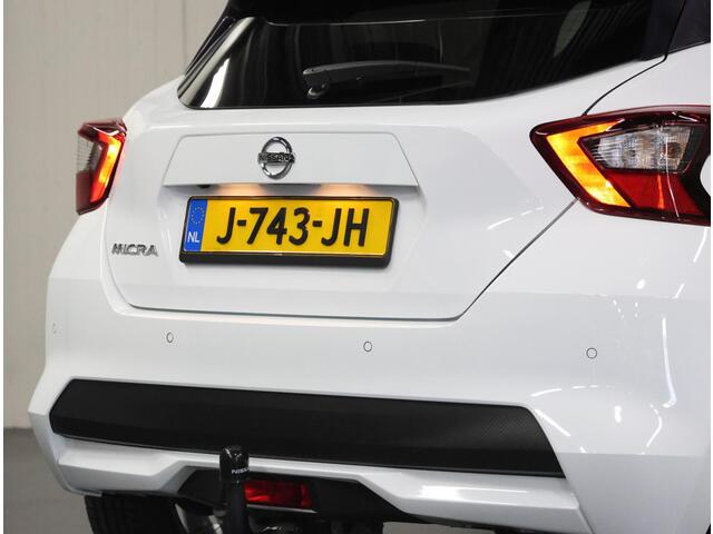 Nissan MICRA 100PK N-Connecta | 1ste eigenaar | AppleCarplay/AndroidAuto | Trekhaak | Climate Control | Keyless | Stoelverwarming | Navigatie | AUTOMAAT | Cruise Control | DAB Radio | 16"LMV | Airco | Isofix | Privacy Glass | Parkeersensoren |