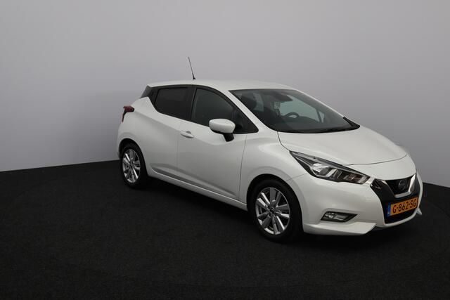 Nissan MICRA 1.0 IG-T N-Connecta /Camera /Apple Carplay /DAB+! /Navi /Airco /Cruise /Elek. pakket /Bluetooth /Regensensor /16"LMV /Extra getint glas /PDC /Mistlampen /LED Dagrijverl.