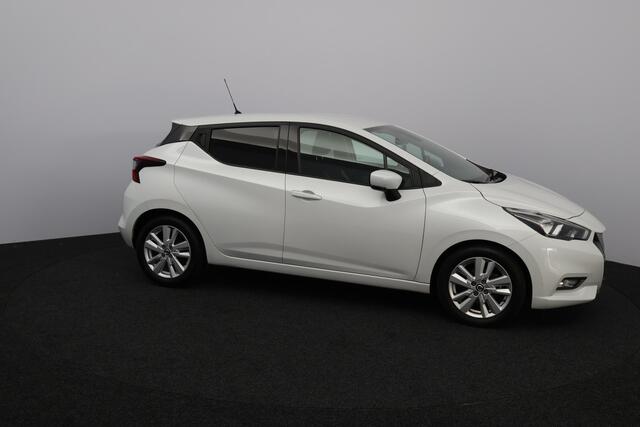 Nissan MICRA 1.0 IG-T N-Connecta /Camera /Apple Carplay /DAB+! /Navi /Airco /Cruise /Elek. pakket /Bluetooth /Regensensor /16"LMV /Extra getint glas /PDC /Mistlampen /LED Dagrijverl.