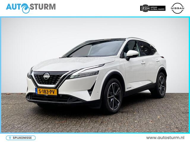 Nissan QASHQAI 1.5 e-Power Tekna Design + Cold Pack | Panoramadak | Head-Up Display | Stuur- + Stoelverwarming | Adapt. Cruise Control | Rijklaarprijs!