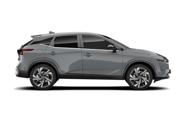 Nissan QASHQAI e-Power 190 1AT N-Design + Panoramisch glazen dak + Cold Pack | 12.3" TFT digitale cockpit | Audiosysteem met DAB, Apple Carplay & Android Auto, USB-aansluiting, stuurwielbediening en 6 luidsprekers | Blind Spot Warning & Intervention (BSW + BSI)