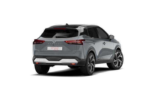 Nissan QASHQAI e-Power 190 1AT N-Design + Panoramisch glazen dak + Cold Pack | 12.3" TFT digitale cockpit | Audiosysteem met DAB, Apple Carplay & Android Auto, USB-aansluiting, stuurwielbediening en 6 luidsprekers | Blind Spot Warning & Intervention (BSW + BSI)