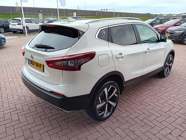 Nissan QASHQAI 1.3 DIG-T Premium Edition Automaat, Airco(automatisch), Carplay, Navigatie, Bluetooth, 360 camera, Parkeersensoren Cruise control, Rijbaandetector, Stoelverwarming, Panorama dak, Keyless, Lederen interieur, Zeer mooie auto, BOVAG