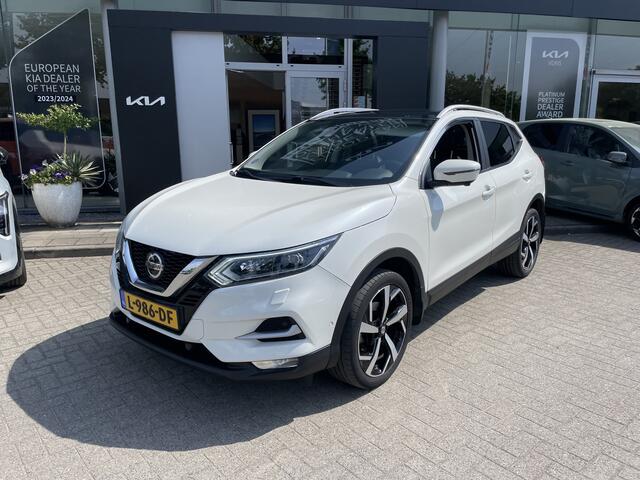 Nissan QASHQAI 1.3 DIG-T Tekna // PanoDak // Leder // Trekhaak info Roel 0492-588951