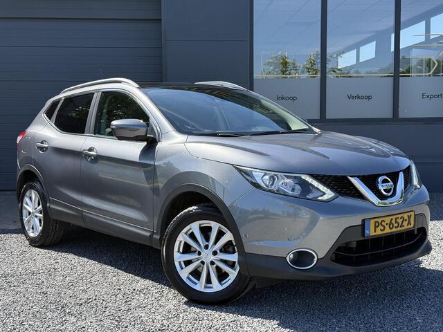 Nissan QASHQAI 1.2 Business Edition Panodak,Trekhaak,Navi,360 Camera,Stoelverwarming,Leder,116pk,Pdc V+A,Nieuwe Apk bij Aflevering