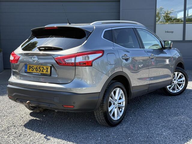 Nissan QASHQAI 1.2 Business Edition Panodak,Trekhaak,Navi,360 Camera,Stoelverwarming,Leder,116pk,Pdc V+A,Nieuwe Apk bij Aflevering