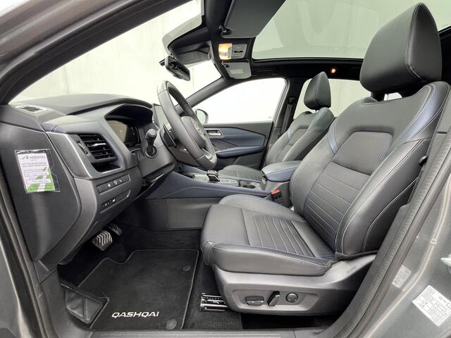 Nissan QASHQAI 1.3 MHEV Xtronic Tekna Automaat / Trekhaak (Trekgewicht 1.800kg) / Panorama-dak / 360° Camera / Head-Up Display / Keyless Entry & Start / Apple Carplay & Android Auto / Adaptieve Cruise Control / Navigatie full map / Elektrische Achterklep /