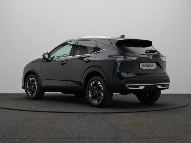 Nissan QASHQAI N-Connecta + Panoramisch glazen dak + Cold Pack Mild-Hybrid 140 | 12.3" TFT digitale cockpit | Audiosysteem met DAB, Apple Carplay & Android Auto, USB-aansluiting, stuurwielbediening en 6 luidsprekers | Blind Spot Warning & Intervention (BSW + BSI)
