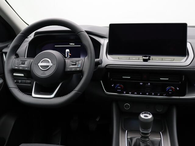 Nissan QASHQAI N-Connecta + Panoramisch glazen dak + Cold Pack Mild-Hybrid 140 | 12.3" TFT digitale cockpit | Audiosysteem met DAB, Apple Carplay & Android Auto, USB-aansluiting, stuurwielbediening en 6 luidsprekers | Blind Spot Warning & Intervention (BSW + BSI)