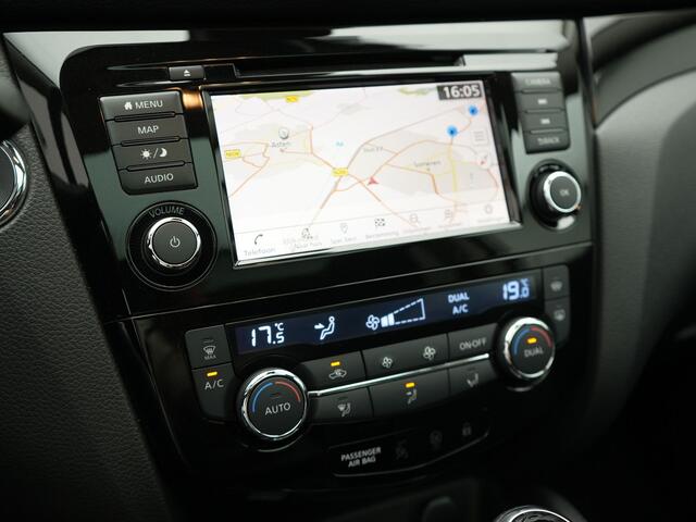 Nissan QASHQAI 1.3 DIG-T N-Connecta Automaat Dealer O.H. | Panodak | Sportstoelen Verwarmd | Apple Carplay | Navigatie | 360 Camera | Climate Control | DAB | Cruise Control |