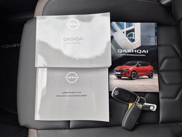 Nissan QASHQAI 1.3 MHEV Xtronic Tekna Automaat / Nieuw model / Facelift / Cold Pack / HUD / Trekgewicht 1800 Kg / Elektrische achterklep / Stuur- en Stoelverwarming / Adaptief cruise control /