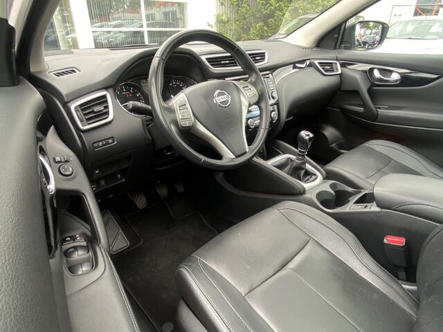 Nissan QASHQAI 1.2 Tekna 116PK Pano, Trekhaak, Cruise, Navi, Rijklaar met beurt & garantie!