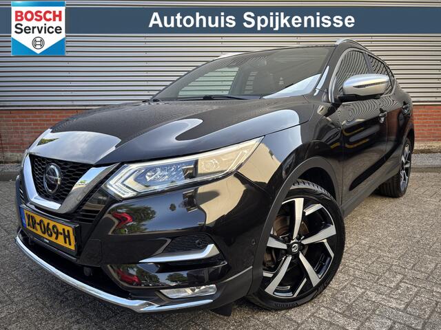 Nissan QASHQAI 1.3 DIG-T Tekna + | Trekhaak | Panodak | Leer | Nav | Memory Stoelen | Keyless | 360 Cam |