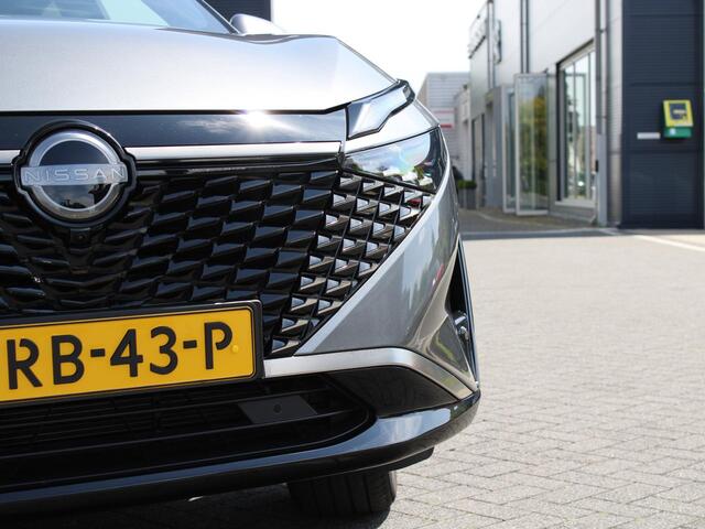 Nissan QASHQAI Tekna Plus 1.3 MHEV 158PK Xtronic Automaat Navigatie, Rondomzichtcamera, Keyless, Stoel, Stuur en Voorruitverwarming, Massage, Elektrische Klep, Leder-Alcantara