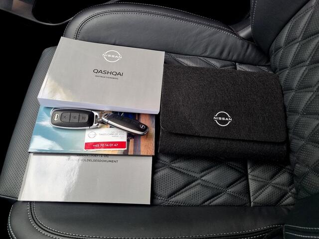 Nissan QASHQAI 1.3 MHEV Xtronic Tekna Plus Automaat / 1800KG Trekgewicht / Panoramadak / Rondomzicht Camera / Cruise Control Adaptief / Lederen Bekleding / Elektr. Achterklep