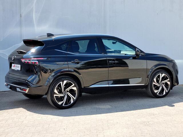 Nissan QASHQAI 1.3 MHEV Xtronic Tekna Plus Automaat / 1800KG Trekgewicht / Panoramadak / Rondomzicht Camera / Cruise Control Adaptief / Lederen Bekleding / Elektr. Achterklep