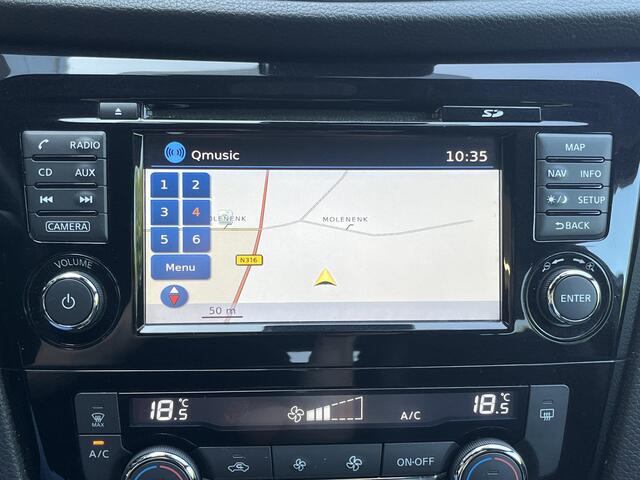 Nissan QASHQAI 1.2 N-Vision / Trekhaak (Trekgewicht 1.200kg) / Panorama-dak / 360° Camera / Alcantara & Lederen Bekleding / Stoelverwarming voor / Navigatie full map / Cruise- en Climate Control / Keyless Entry & Start / Elektrisch verstelbare voorstoelen / Bluetooth / 