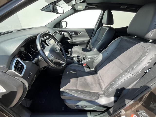 Nissan QASHQAI 1.2 N-Vision / Trekhaak (Trekgewicht 1.200kg) / Panorama-dak / 360° Camera / Alcantara & Lederen Bekleding / Stoelverwarming voor / Navigatie full map / Cruise- en Climate Control / Keyless Entry & Start / Elektrisch verstelbare voorstoelen / Bluetooth / 