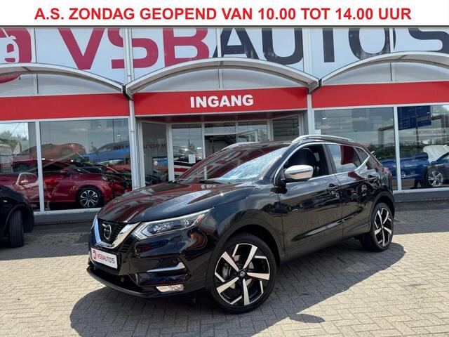 Nissan QASHQAI 1.2 DIG-T TEKNA+ AUT. LEER NAVI PANO-DAK 360-CAMERA AIRCO LMV PDC