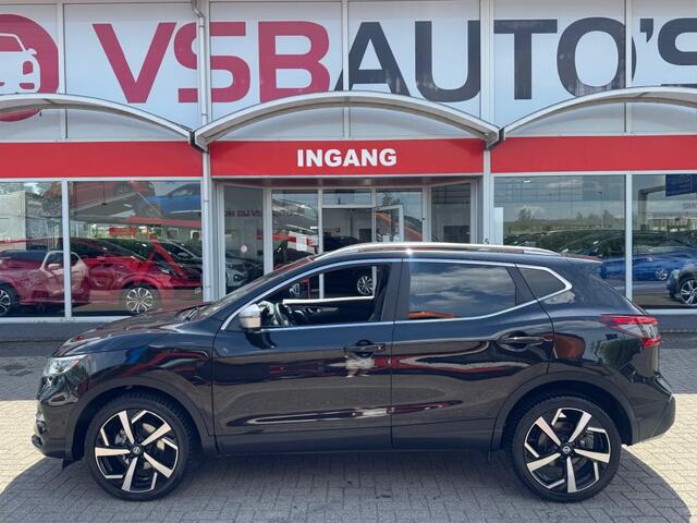 Nissan QASHQAI 1.2 DIG-T TEKNA+ AUT. LEER NAVI PANO-DAK 360-CAMERA AIRCO LMV PDC