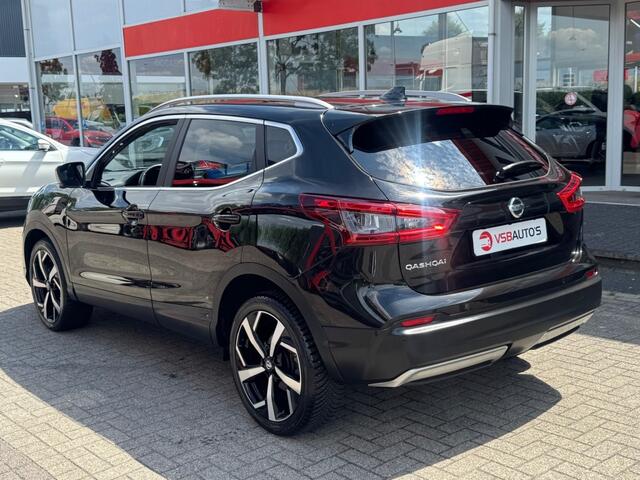 Nissan QASHQAI 1.2 DIG-T TEKNA+ AUT. LEER NAVI PANO-DAK 360-CAMERA AIRCO LMV PDC