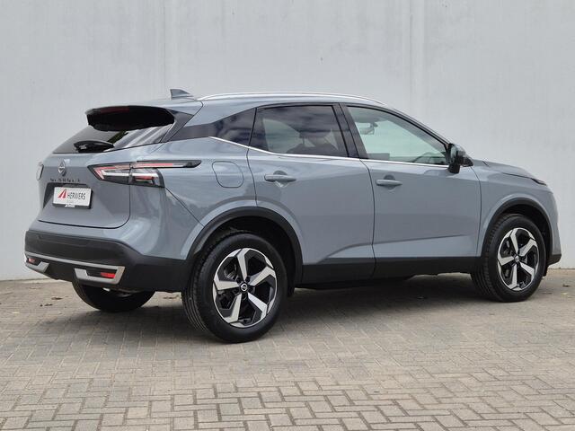 Nissan QASHQAI 1.3 MHEV Xtronic N-Connecta Automaat / Cold Pack / Nieuw Model / Facelift / Stuur- Stoel en voorruit verwarming / Adaptief cruise control / Rondomzicht camera / Trekgewicht 1800 kg / Apple Carplay Android Auto /