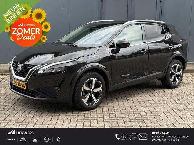 Nissan QASHQAI 1.3 MHEV Xtronic N-Connecta / Trekhaak ( 1800 KG trekgewicht) / Panoramadak / All Season banden / 360 Graden Camera / Apple Carplay / Adaptieve Cruise Control / Navigatie