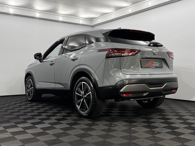 Nissan QASHQAI 1.5 e-Power Tekna Plus Pano, Half leder, 360 Camera, Navi, Elektrische achterklep, Rijstrook correctie, Virtual desk