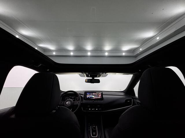 Nissan QASHQAI 1.5 e-Power Tekna Plus Pano, Half leder, 360 Camera, Navi, Elektrische achterklep, Rijstrook correctie, Virtual desk