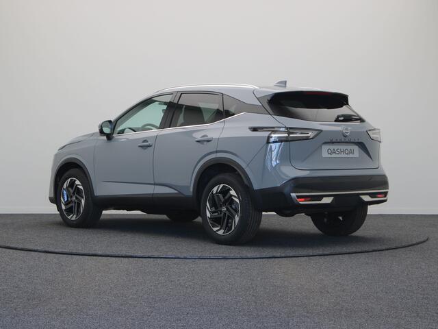 Nissan QASHQAI N-Connecta + Panoramisch glazen dak + Cold Pack Mild-Hybrid 158 Xtronic | 12.3" TFT digitale cockpit | Audiosysteem met DAB, Apple Carplay & Android Auto, USB-aansluiting, stuurwielbediening en 6 luidsprekers | Blind Spot Warning & Intervention (BSW + BSI