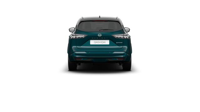 Nissan QASHQAI N-Design + Panoramisch glazen dak + Cold Pack e-Power 190 | 12.3" TFT digitale cockpit | Audiosysteem met DAB, Apple Carplay & Android Auto, USB-aansluiting, stuurwielbediening en 6 luidsprekers | Blind Spot Warning & Intervention (BSW + BSI)