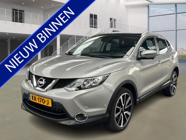 Nissan QASHQAI 1.2 AUTOMAAT Tekna, Panodak, Leder, Camera, Trekhk, NL/NAP!
